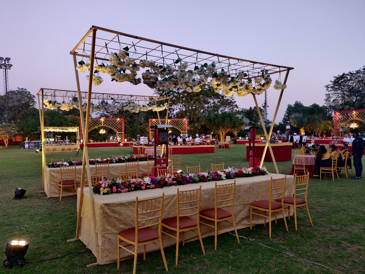 Salad bar at Shagun Catering wedding event